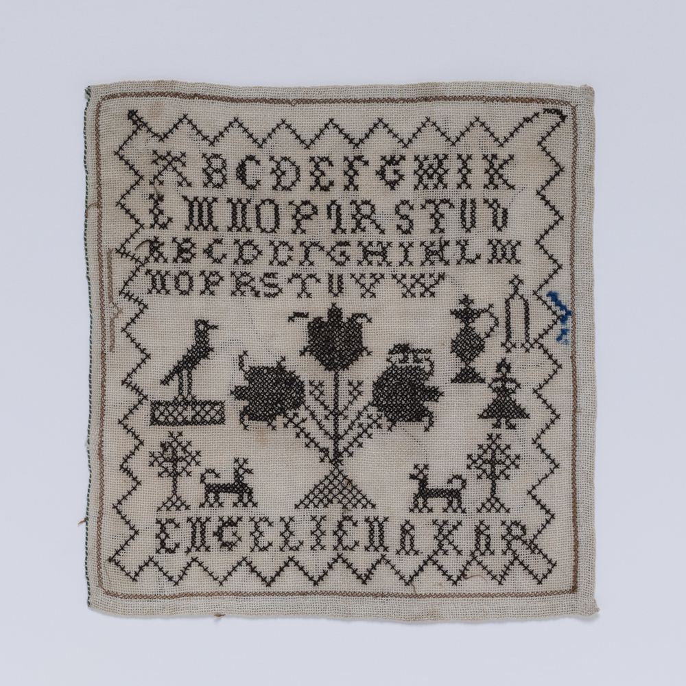 Merklap van Engelina Kars, 1860