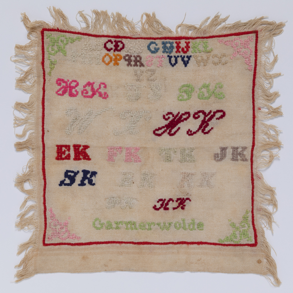 Merklap van Etje Kwant, 1895