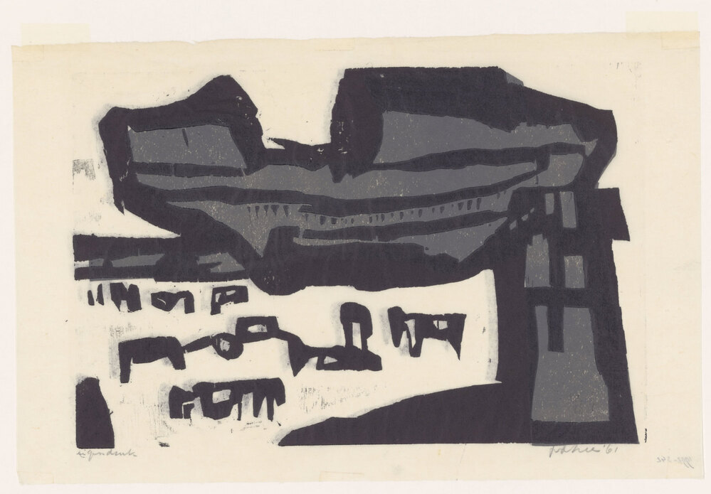 Compositie landschap