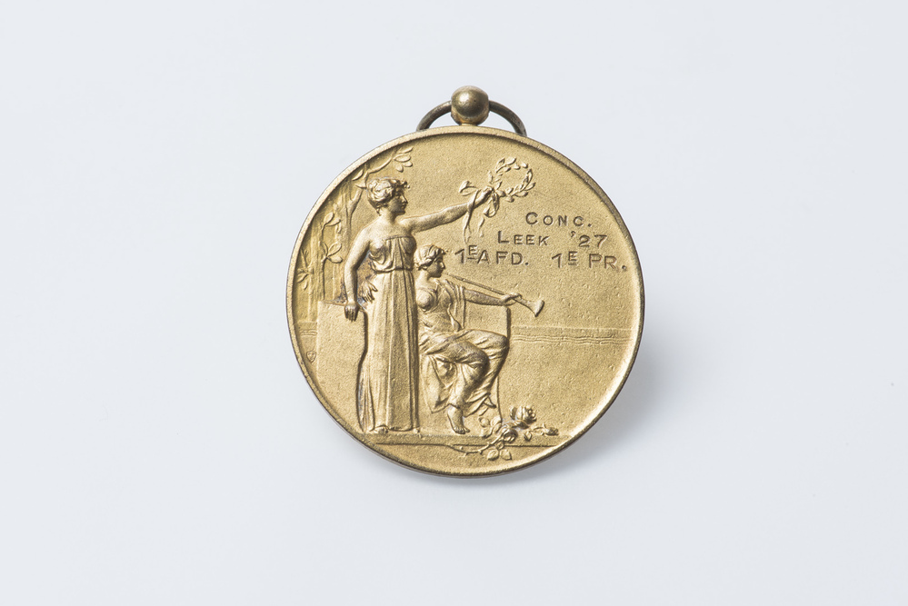 Diverse prijsmedailles uitgereikt aan de Zangvereniging Euphonia