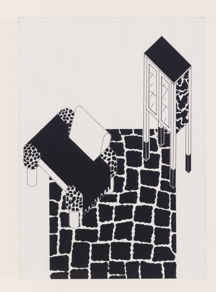 Vier interieurstudies