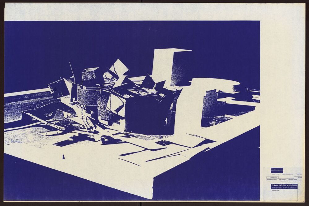 Ontwerpen voor paviljoen Oude beeldende kunst, Groninger Museum