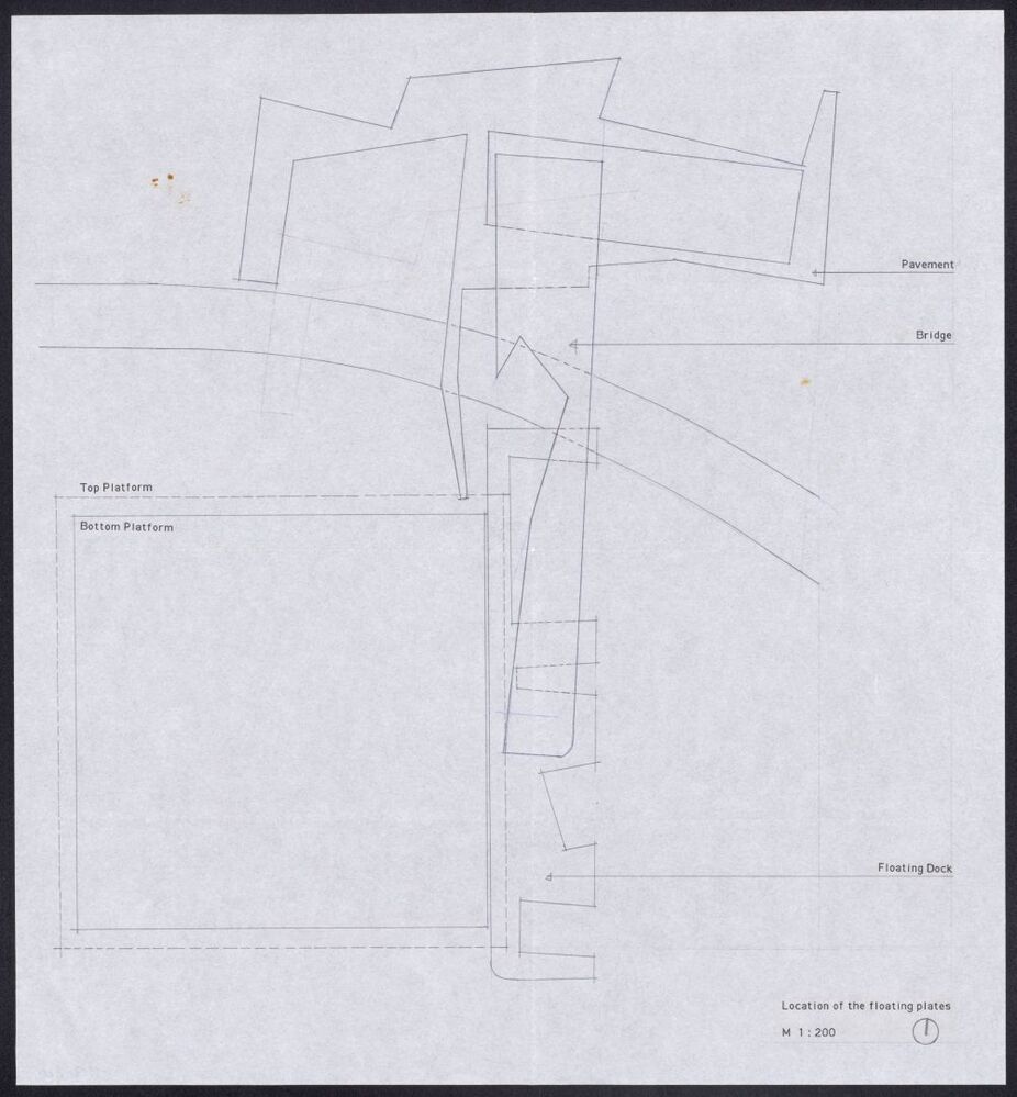 Ontwerp (uit serie ontwerpen voor paviljoen Oude beeldende kunst Groninger Museum)
