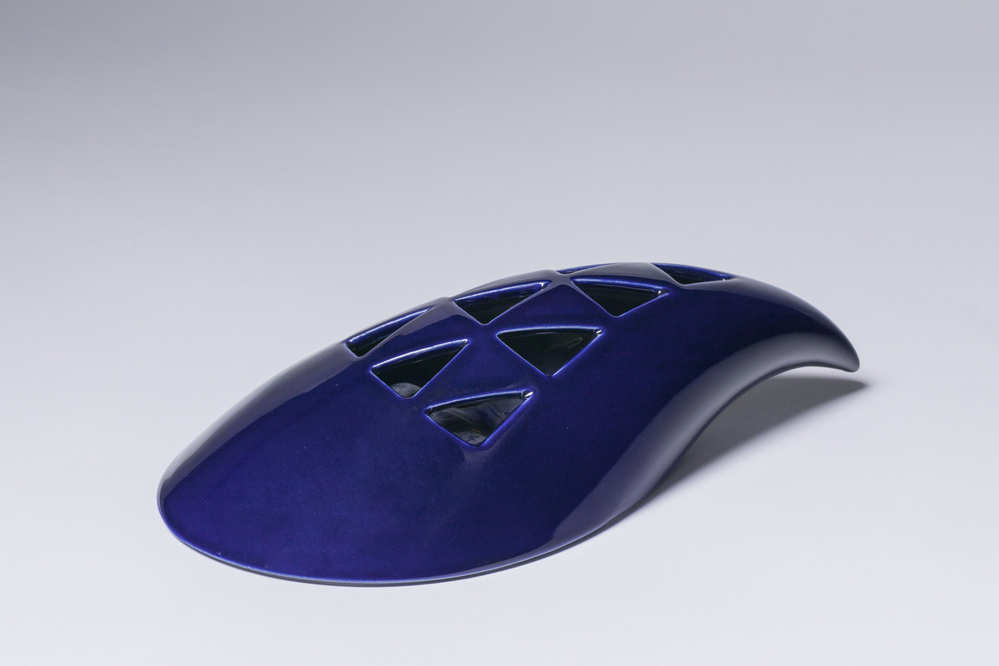 zonder titel (Blauwkleurige tulpenvaas)