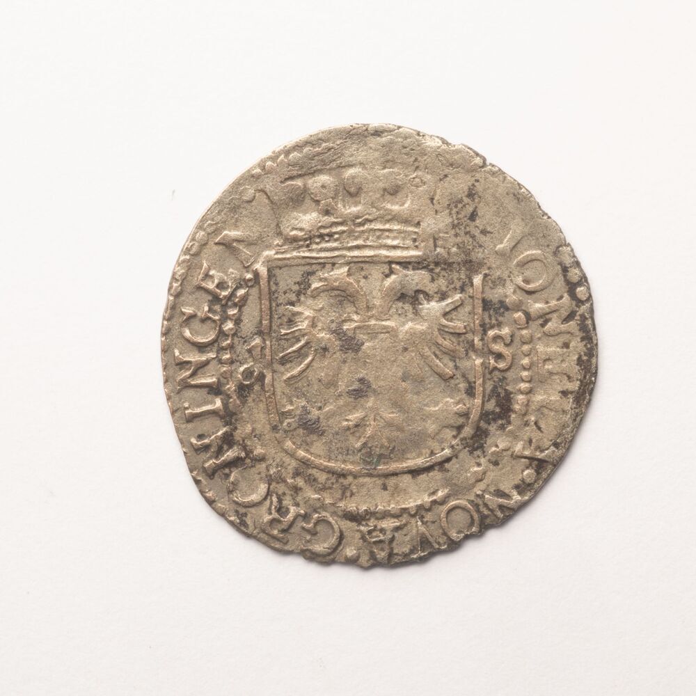 Halve Brabantse stuiver 1622, stad Groningen