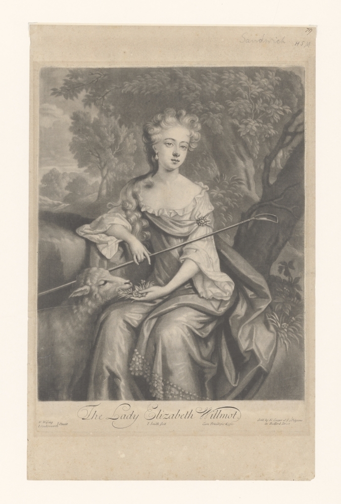 Elizabeth Montagu (née Willmot), Countess of Sandwich, 1674 - 1757