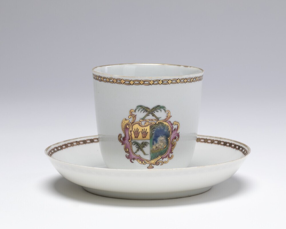 Chocoladekop en schotel