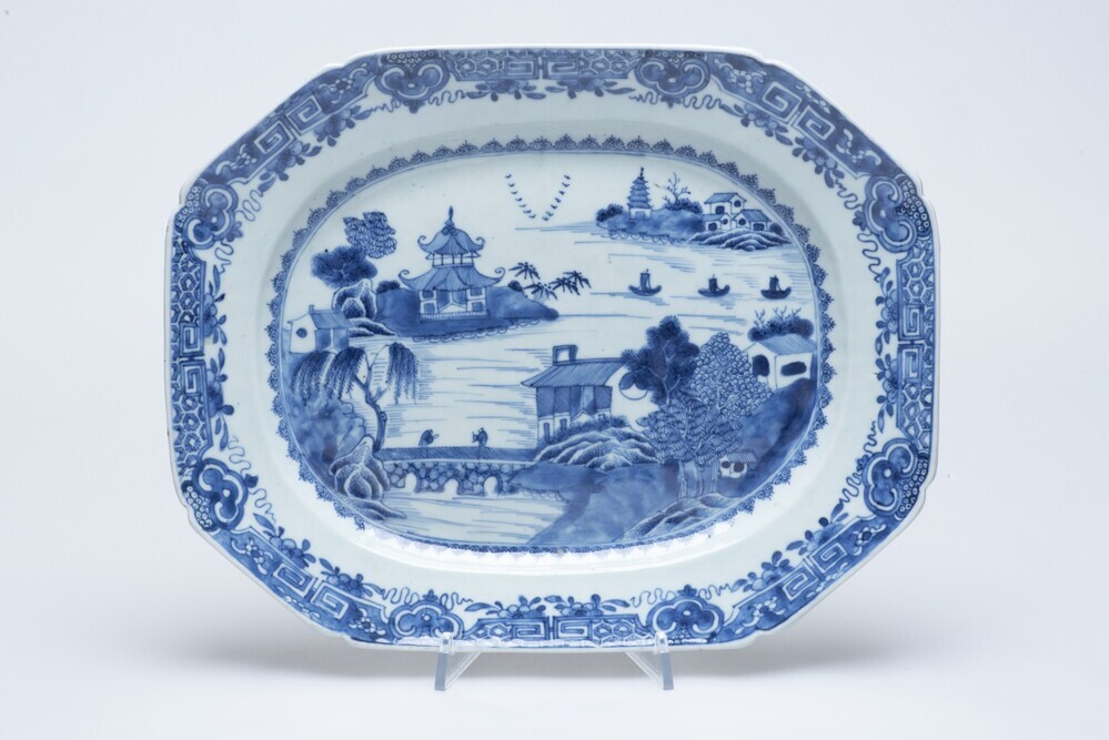 achtkantig schaaltje (25-delig eetservies)