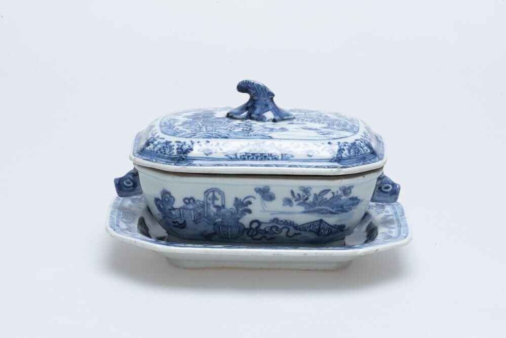 achtkantige terrine (25-delig eetservies)