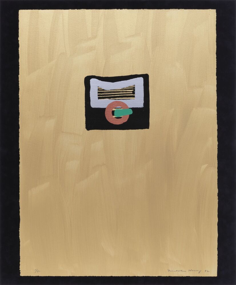 Late light (gold print)