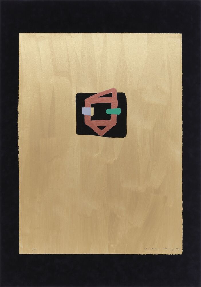 Late light (gold print)