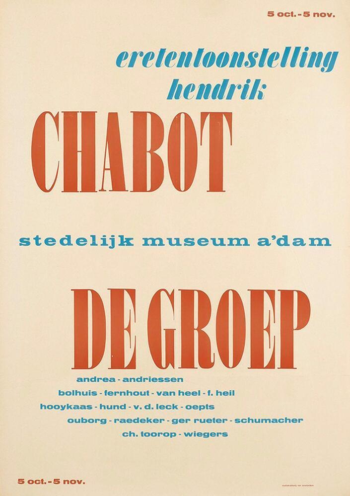 Eretentoonstelling Hendrik Chabot / De Groep