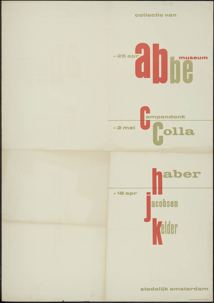 Collectie Van Abbe Museum. Campendonk, Colla. Haberson, Jacobsen, Kelder