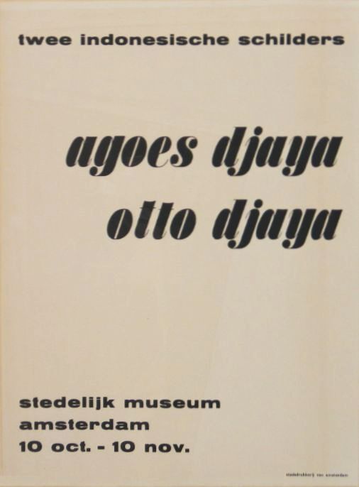 Twee Indonesische schilders, Agoes Djaya, Otto Djaya