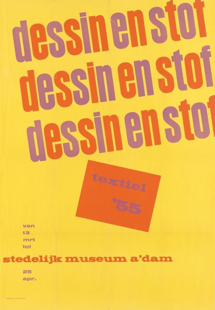 Dessin en stof, textiel '55