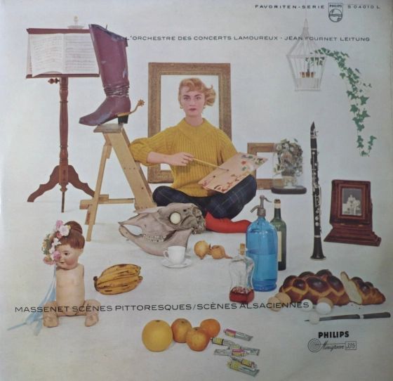 Platenhoes voor uit Philips favourites series: Massenet - scènes pittoresques/scènes Alsaciennes