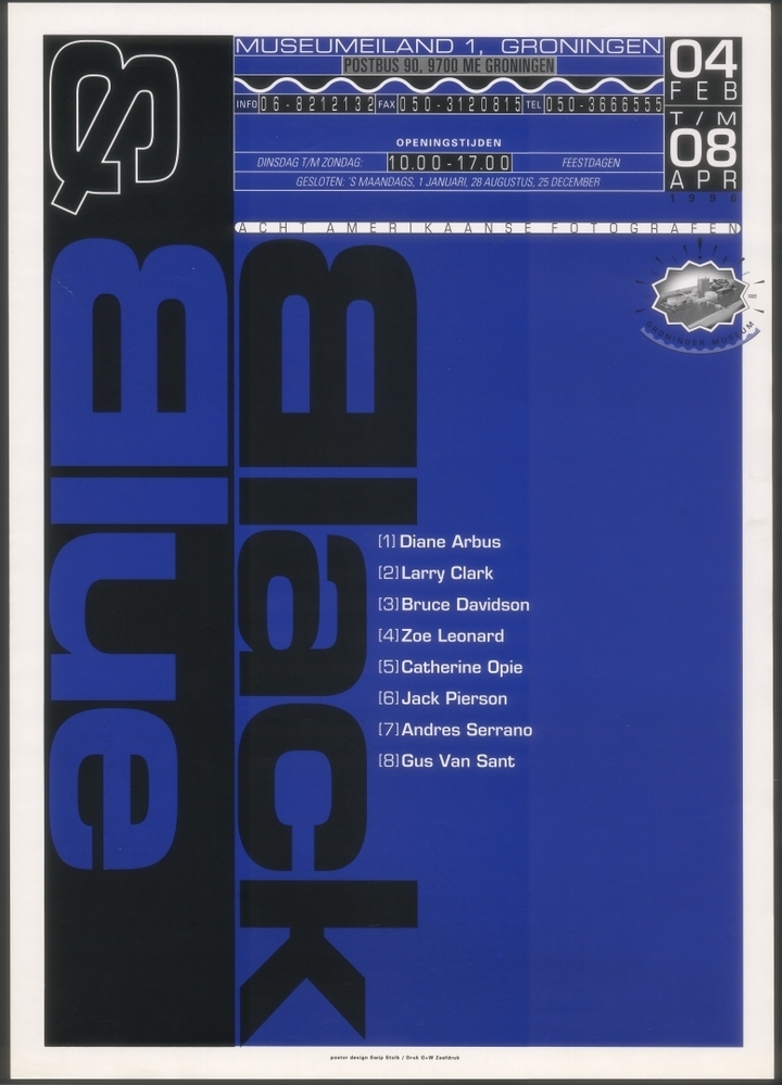 Tentoonstelling in Groninger Museum: Black & blue, acht Amerikaanse fotografen