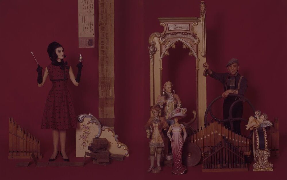 Reclamefoto voor Ten Cate Mode (draaiorgel)