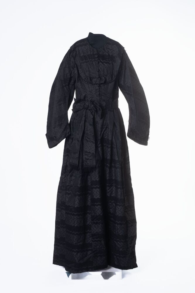 Zwarte japon met ceintuur