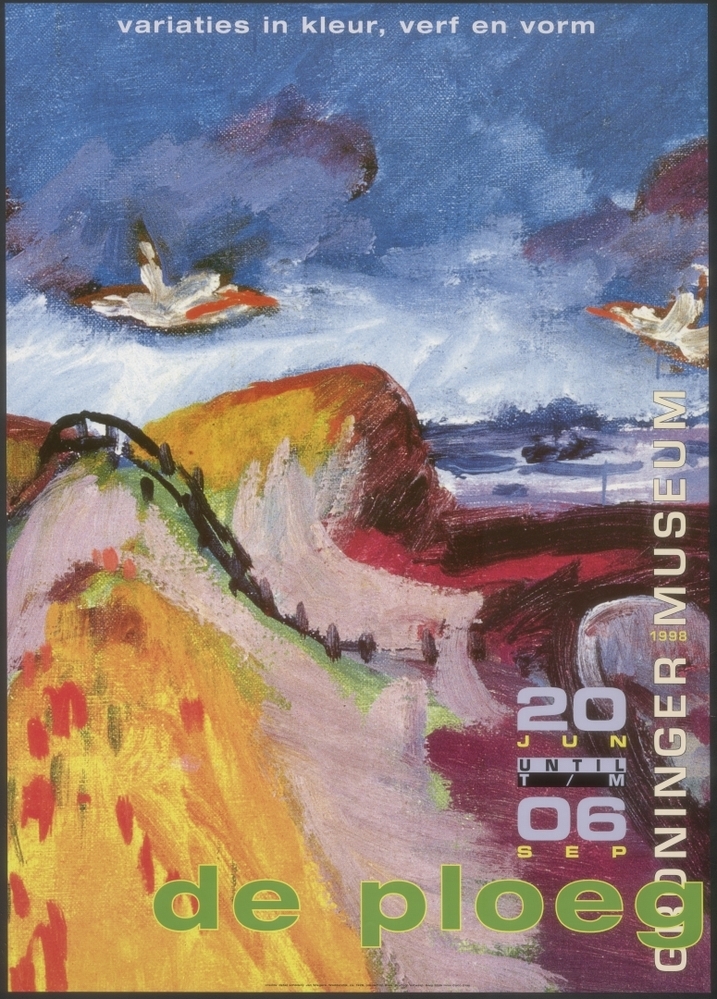 Tentoonstelling in Groninger Museum 20-6 t/m 6-9-1998: De Ploeg, variaties in kleur, verf en vorm