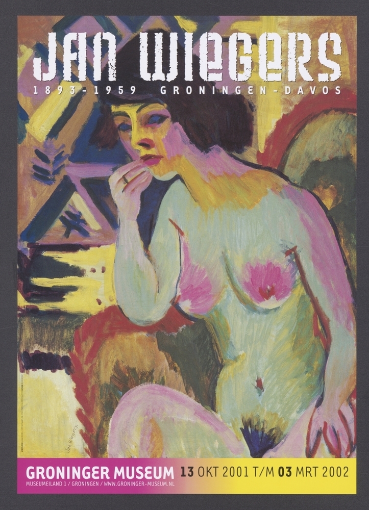 Tentoonstelling in Groninger Museum 12-10 t/m 28-4-2001: Jan Wiegers 1893-1959 Groningen-Davos