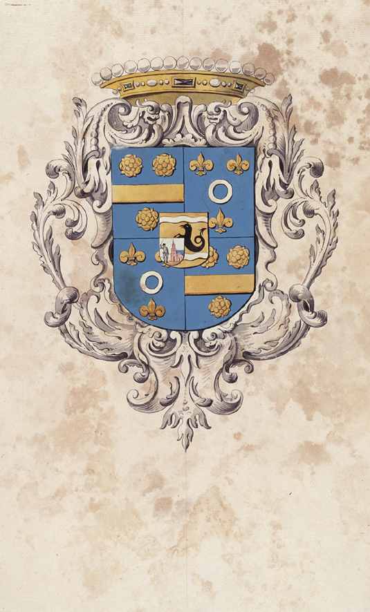 Wapen van Osebrand Rengers, heer van Slochteren, Fraeylemaborg en Kolham