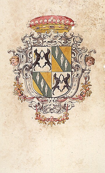 Wapen van Petronella Coenders, dochter van Albert Coenders en Gratia Maria Clant