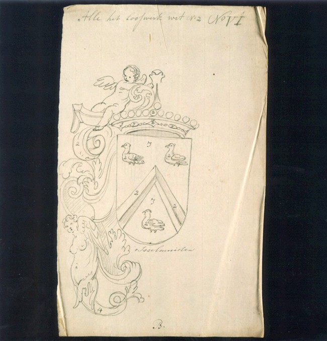 Voorstudie van: Wapen: Van Isselmuden