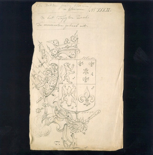 Voorstudie van: Wapen van: Reint Lewe Alberda Coenders