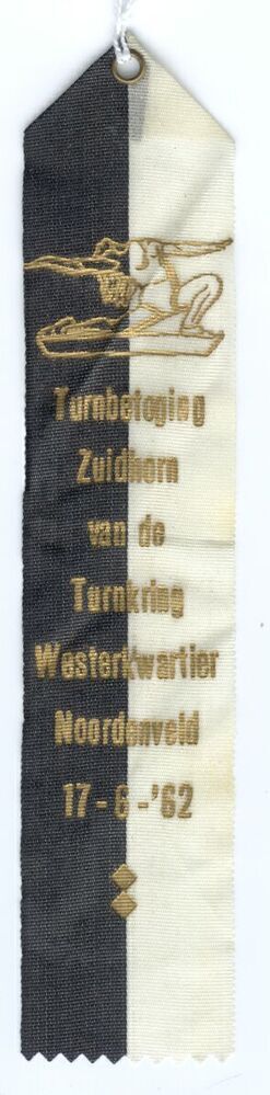 Erelint Turnbetoging Zuidhorn van de turkring Westerkwartier Noordenveld 17-6-'62
