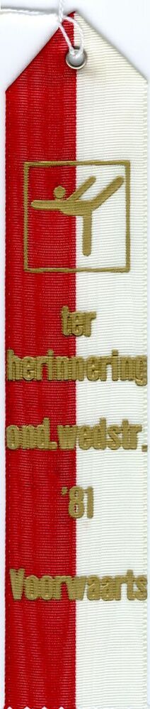 Erelint Daaronder: ter herinnering ond. wedstr. '81 Voorwaarts