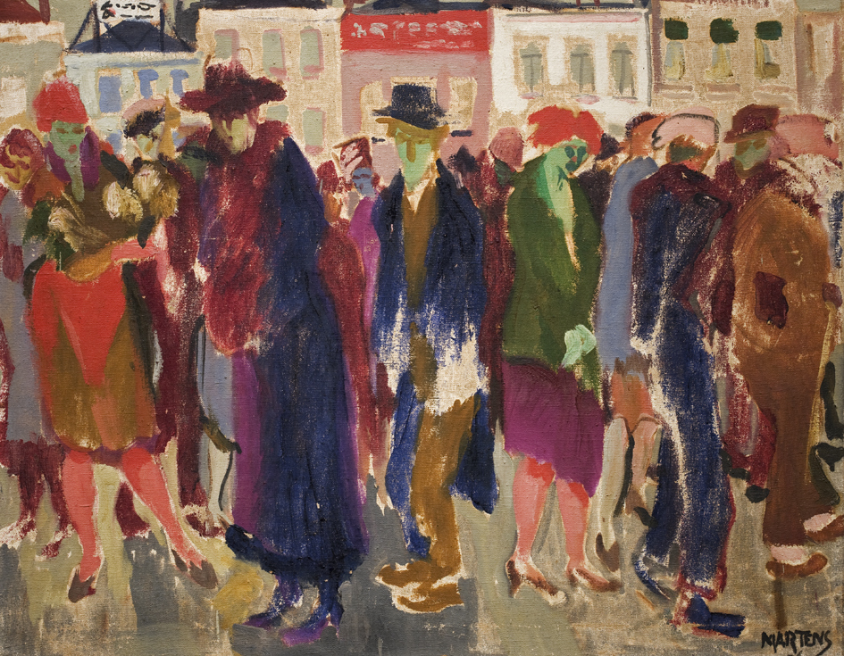 People in the street - Vismarkt