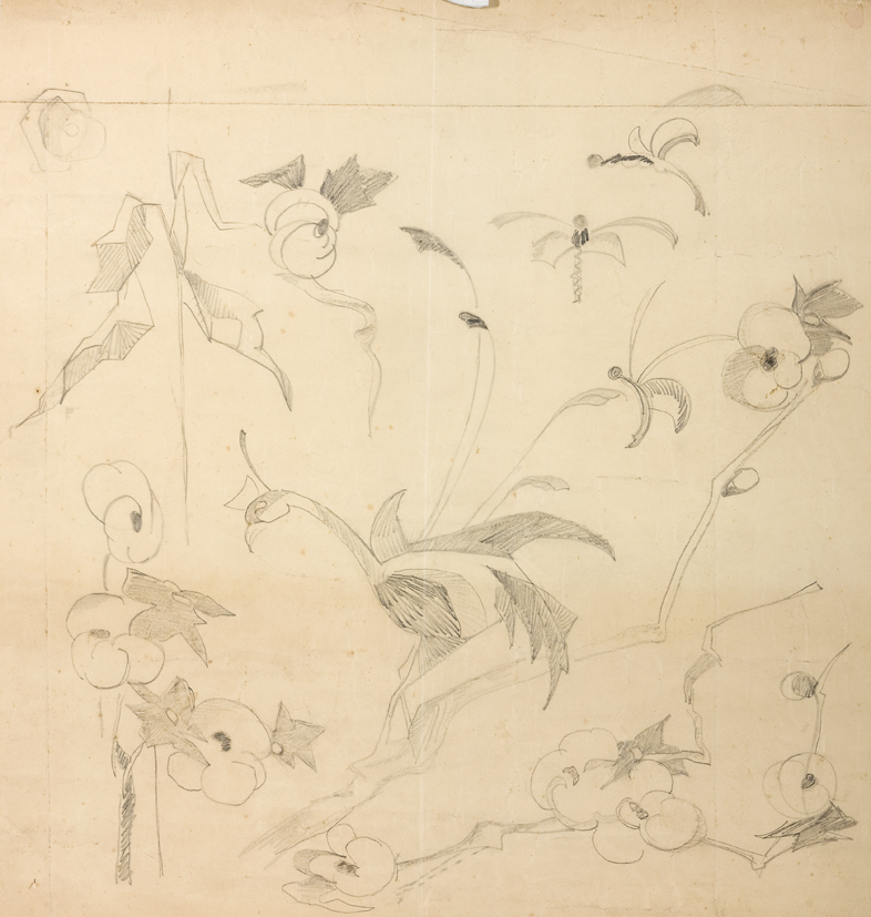 Ontwerp handwerk (achtergrond Max Tetzner en stilleven La poupé abandonnée)