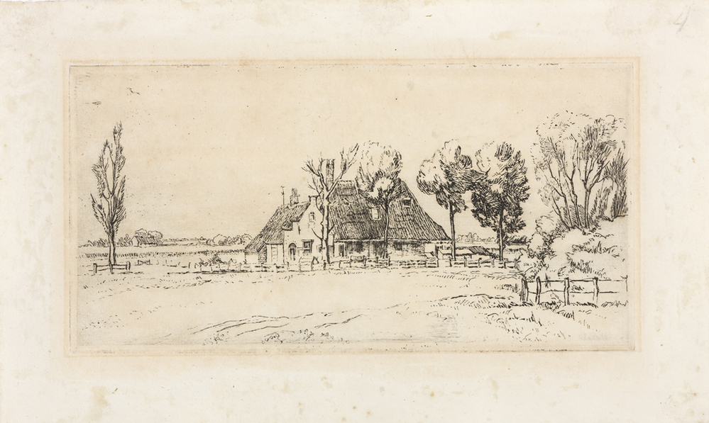 Boerderij met geboomte