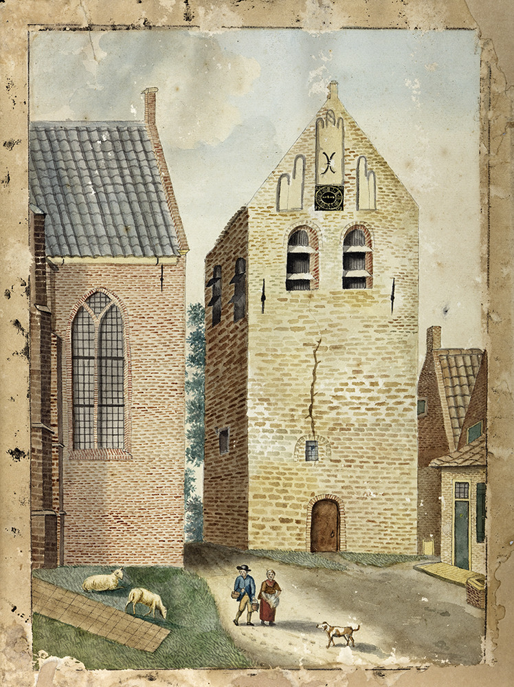 Kerk Pieterburen met los staande toren