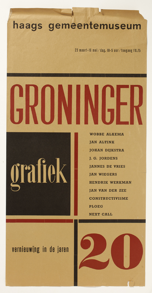 Groninger grafiek vernieuwing in de jaren 20, Haags Gemeentemuseum 23 mrt-16 mei [1960]