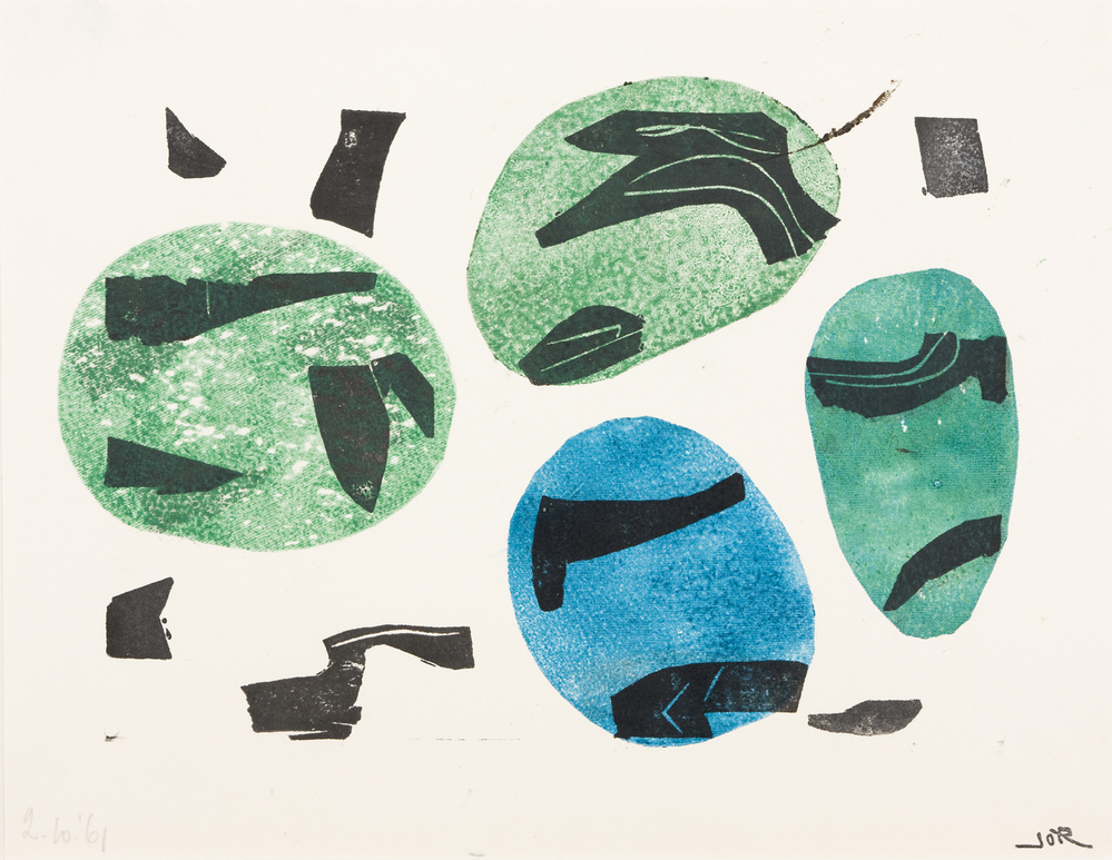 Compositie met ronde vormen