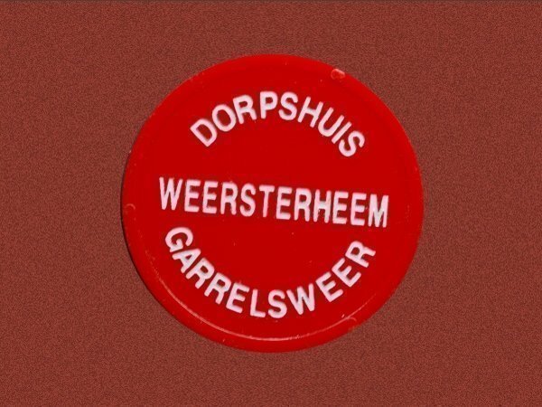Betaalpenning Dorpshuis Weersterheem, Garrelsweer