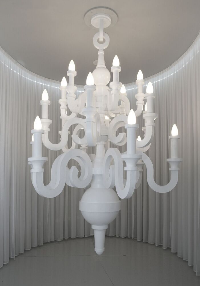 Unique paper chandelier