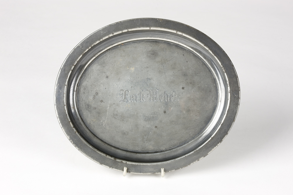 Avondmaalsschotel (uit de kerk: Wehe)