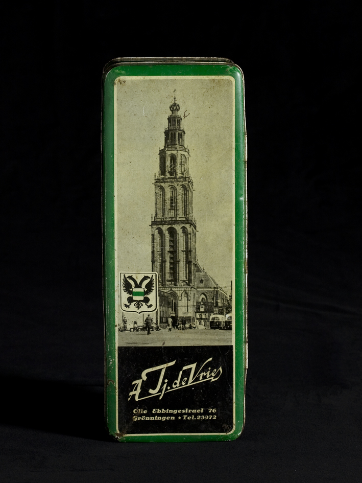 Koekblik Fa. A.Tj. de Vries, Groningen