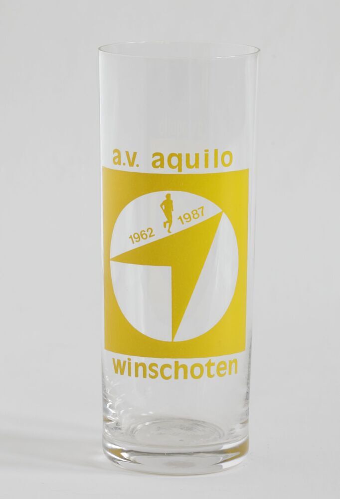 Drinkglas A.V. Aquilo Winschoten 1962-1987