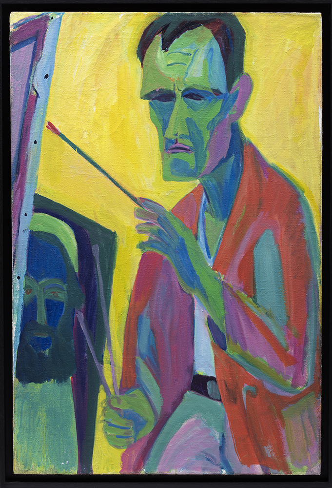 Portät eines Malers im Atelier – Selbstporträt