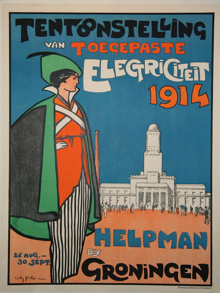 Affiche: Tentoonstelling van Toegepaste Electriciteit