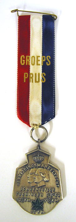 Medaille Bevrijdingswandeltocht