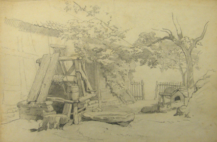 Studie van een boerenerf