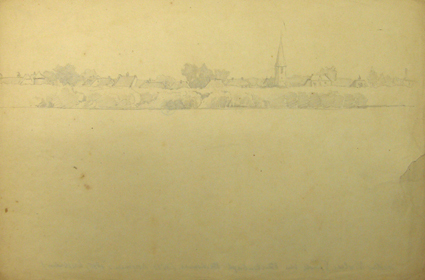 Studie van een dorpsgezicht