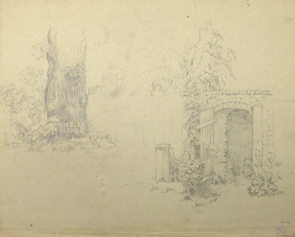 Studie van een doorgang