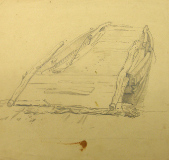 Studie van een bootje