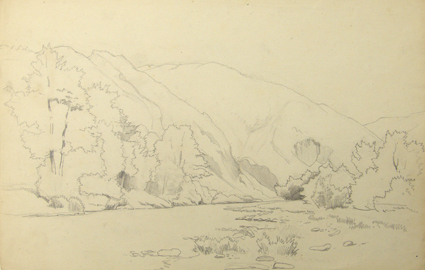 Studie van een landchap